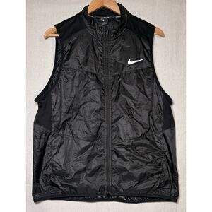 Nike Running Vest Mens L Insulated Reflective Lightweight Breathable Outdoor